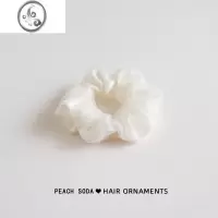 JiMi韩系ins简约网纱大肠圈高级感夏季绑头发绳气质丸子头发饰头饰女
