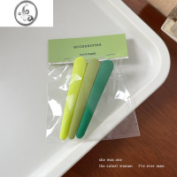 JiMi糖果色发夹八字刘海夹ins风洗脸化妆鸭嘴夹子侧边发卡头饰女