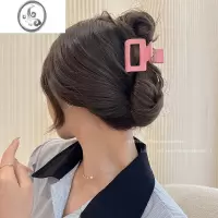 JiMiins简约发夹女夏后脑勺半扎发抓夹中号鲨鱼夹气质人鱼姬发卡头饰