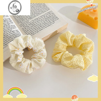 JiMi黄色猪大肠发圈夏季简约肥肠发带女绑发饰ins头饰2021年新款头绳