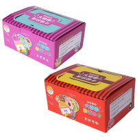 0-3-6岁幼儿童宝宝早教启蒙中英文看图识字认知卡片简体 日常+美食两盒