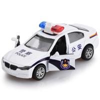 警车玩具汽车模型仿真合金儿童玩具警察车男孩儿童玩具车开 警车「中国」