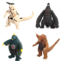 银河战士奥特曼怪兽玩具模型 软胶怪兽模型人偶套装 捷德哥莫拉雷德王双魔王兽摆件儿童玩具男女孩 A款4只怪兽