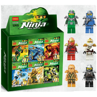 拼装积木玩具小人仔钢铁侠蜘蛛侠 第3代幻影忍者小人劳埃德 英雄联盟系列派梭蛇怪 超能陆战队 幻影忍者人仔黄金忍者