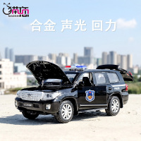 越野车110警车玩具小汽车玩具车男孩警察儿童玩具车模型合金仿真