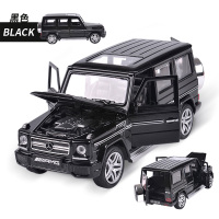 G65车模小汽车玩具车男孩儿童玩具车模型仿真合金回力小车越野车 G65黑色散装