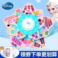 儿童化妆品套装冰雪奇缘2玩具生日新年公主彩妆盒小女孩 冰雪花儿朵朵送化妆刷+项链