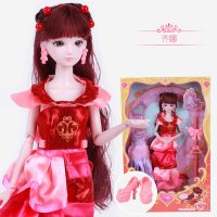 精灵梦叶罗丽洋娃娃正品罗丽仙子灵冰公主叶萝莉全套女 齐娜(2衣1鞋)送支架 [正版29CM]配赠:通行证+说明书+防伪码