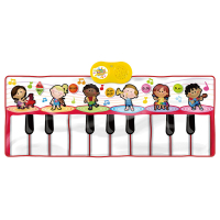 1-3-6岁幼儿童电玩爬行垫跳舞音乐脚踏脚踩钢琴毯电子琴音乐 玩具 红色钢琴毯