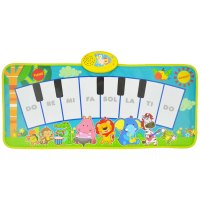 幼儿童宝宝早教音乐爬行垫跳舞脚踩踏电子琴钢琴毯女孩男孩 玩具 草原钢琴毯