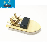 坦克车 科技小发明小制作diy材料包 学生科技课手工作业 拼装玩具 电动轮船材料包