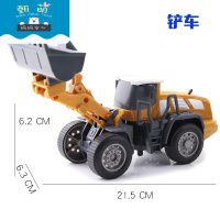 儿童玩具车搅拌车卡车挖土机挖掘机 工程车套装仿真叉车铲车模型 德立信-铲车