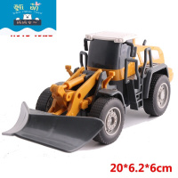 儿童玩具车搅拌车卡车挖土机挖掘机 工程车套装仿真叉车铲车模型 德立信-铲雪车