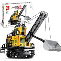 森宝新款流浪地球科技矿区机械铲车男孩107026积木
