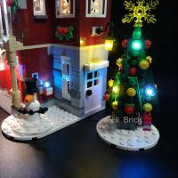 HiBrick灯饰 适用乐高10263冬季村庄消防局积木圣诞节LED灯光灯具 10263灯饰-升级版（仅售灯饰）