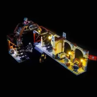 HiBrick灯饰 霍格沃茨特快列车 适用乐高75955积木 LED灯光灯具 请注意:仅售灯饰,不含积木