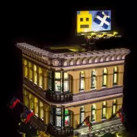 HiBrick灯饰 兼容乐高10211百货大楼街景积木 led灯光灯具配灯 请注意:仅售灯饰,不含积木