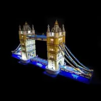 HiBrick灯饰 伦敦塔桥 适用乐高10214 创意建筑积木 LED灯光灯具 请注意：仅售灯饰，不含积木