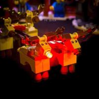 HiBrick灯饰 适用乐高10245圣诞老人工作室 LED街景积木灯光灯具 请注意:仅售灯饰,不含积木