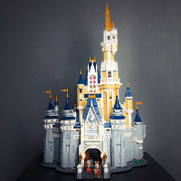 宇星13132城堡梦幻公主城堡乐园拼装积木男女孩子街景模型 复刻版迪士尼城堡