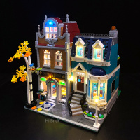 HiBrick积木灯饰 欧洲风情书店 适用乐高10270 LED灯光灯具配灯 10270经典版(仅售灯饰不含积木)