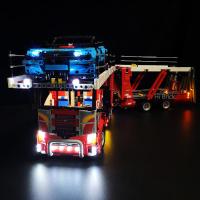 HiBrick积木灯饰 汽车运输车 适用乐高42098科技机械灯光灯具配灯 请注意:仅售灯饰不含车辆