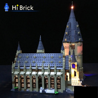 HiBrick灯饰 霍格沃茨大厅 适用乐高75954积木 哈利波特 LED灯光 75954基础款(仅售灯饰不含积木)