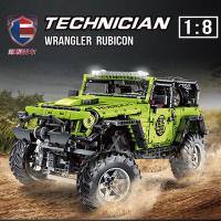 兼容乐高深圳雷尔902科技遥控版罗宾汉越野车牧马人拼装积木玩具 罗宾汉越野车(静态版)