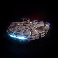 HiBrick灯饰 星球大战千年隼 适用乐高75105积木 LED灯光灯具 请注意:仅售灯饰,不含积木