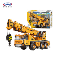 星堡03036/40推土机挖掘机起重机吊车搅拌机男孩拼装积木儿童玩具 03036