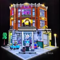 HiBrick灯饰 街角汽车维修站 适用乐高10264 创意街景积木LED灯光 请注意:仅售灯饰,不含积木