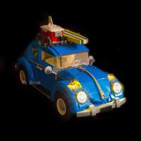 HiBrick灯饰 大众甲壳虫汽车 适用乐高10252积木 LED灯光灯具配灯 请注意:仅售灯饰,不含积木