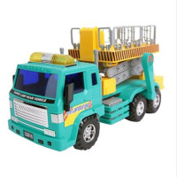 力利惯性工程车 大号搅拌车卡车挖掘机儿童玩具汽车模型 32816 玩具车沃尔基