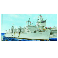 小号手军事舰船模型05786 美国快速战斗支援舰1/700 底特律号拼装模型军事模型