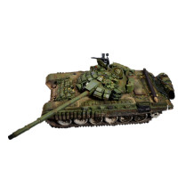 小号手拼装军事模型 小号手 拼装模型俄罗斯T-72B主战坦克反应装甲80117坦克模型 纯模型