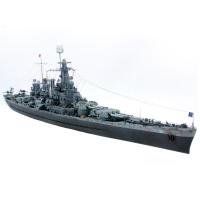 小号手拼装军舰模型 1/700美国海军华盛顿号战列舰BB-56战舰05735 模型胶水工具套装上色笔油漆3瓶