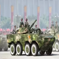 小号手拼装坦克模型轮式装甲车1:35中国陆军ZBL-09步兵战车82486 模型胶水工具套装上色笔油漆3瓶