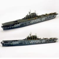 小号手拼装航母模型1/700美国海军大蜂号航空母舰CV8大人玩具船05727 模型胶水工具套装上色笔油漆4瓶