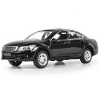 正版授权本田雅阁汽车模型仿真合金小汽车模型儿童玩具车回力车 雅阁(白)送电池+路标+底座