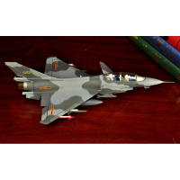 1:30歼十飞机模型合金 歼10战斗机金属静态模型摆件生日男 1:30歼10迷彩色