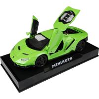 1:32仿真兰博基尼LP770跑车模型合金声光回力剪刀儿童玩具车 1:32兰博基尼770~绿色