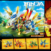 拼图兼容乐高男孩幻影忍者人仔金神龙拼装积木玩具3-6-10岁 幻影烈焰战龙