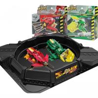 三宝炫斗战轮玩具炎龙反斗战刃站伦疾电獠牙雷霆战斧翻斗对战车套装儿童玩具 炎龙战刃+螺旋巨轮+战斗盘