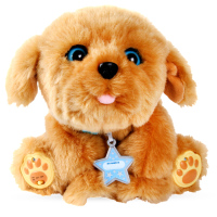 灵动创想我的小宠发光唱歌录音小鸟电子宠物玩具惊喜孵化小鸡小海龟 发光唱歌小鸟-玫红色28543