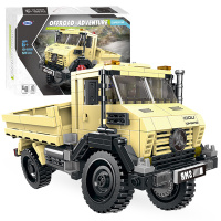 星堡超级卡车吉普车儿童类拼插拼装小颗粒积木玩具模型车男孩 超级卡车03026+送拆件器