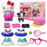 Hello Kitty凯蒂猫儿童女孩仿真过家家玩具 厨房套装生日6岁左右kt猫玩具 T百变造型-日常生活-50129