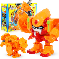 果宝特攻2代3玩具果宝特工拼装解锁套装香橙菠萝小果莓蜜桃葡萄战宝套装 2代基础果宝特攻香橙战宝