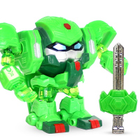 果宝特攻2代3玩具果宝特工拼装解锁套装香橙菠萝小果莓蜜桃葡萄战宝套装 2代声光双重解锁小果战宝