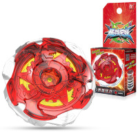 磁叠陀螺玩具男孩竞技对照陀螺套装 入门版-炽热狂刀+寒冰光翼