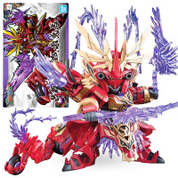 万代高达模型三国创杰传SD系列拼插模型敢达 【三国创杰传】吕布新安洲赤兔马